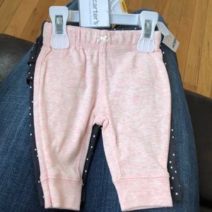 Newborn set of pants ! Girly